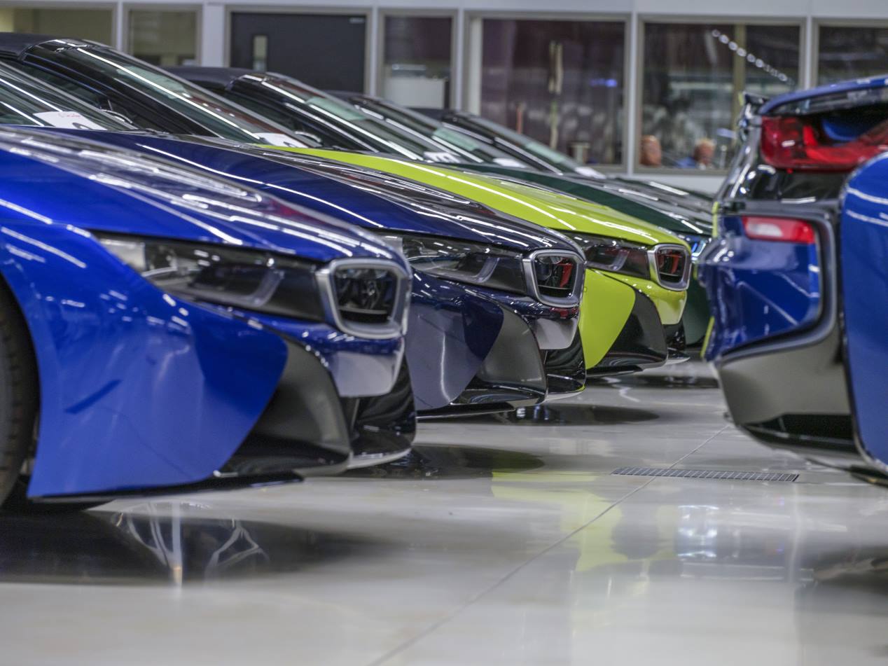 Así son los últimos BMW i8 que se han fabricado en Leipzig