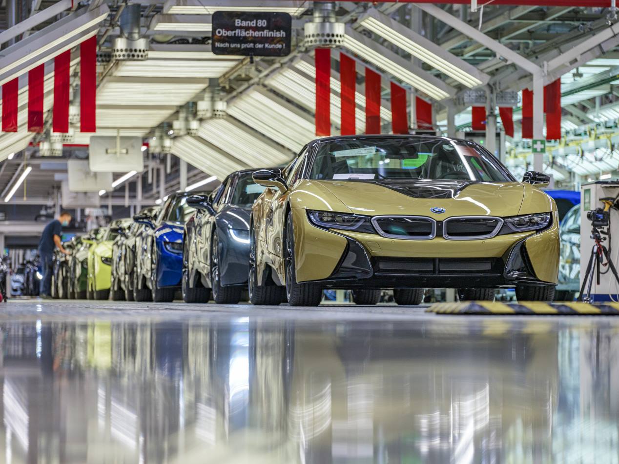 Así son los últimos BMW i8 que se han fabricado en Leipzig