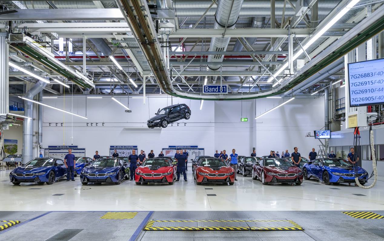 Así son los últimos BMW i8 que se han fabricado en Leipzig