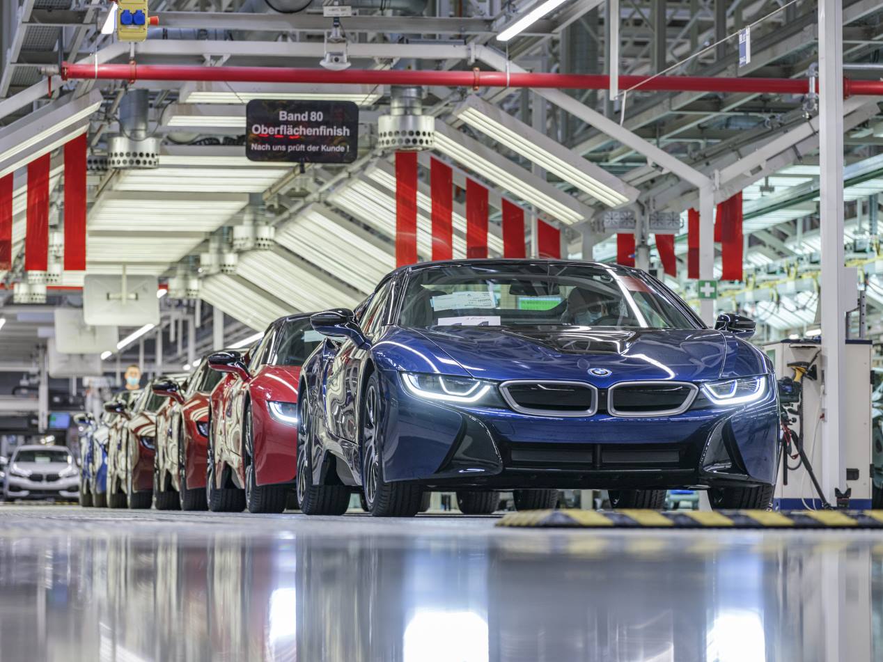 Así son los últimos BMW i8 que se han fabricado en Leipzig