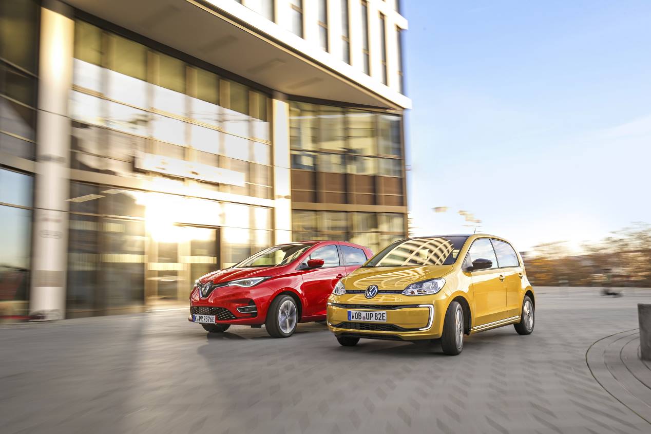 VW e-up! vs Renault Zoe: dos versátiles eléctricos, frente a frente