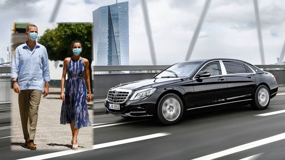 Los reyes Felipe VI y Letizia exhiben su nuevo coche de casi medio millón de euros. Foto: Cordon Press