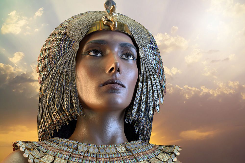 Cleopatra, reina de Egipto,la última gobernante de la dinastía ptolemaica. iStock