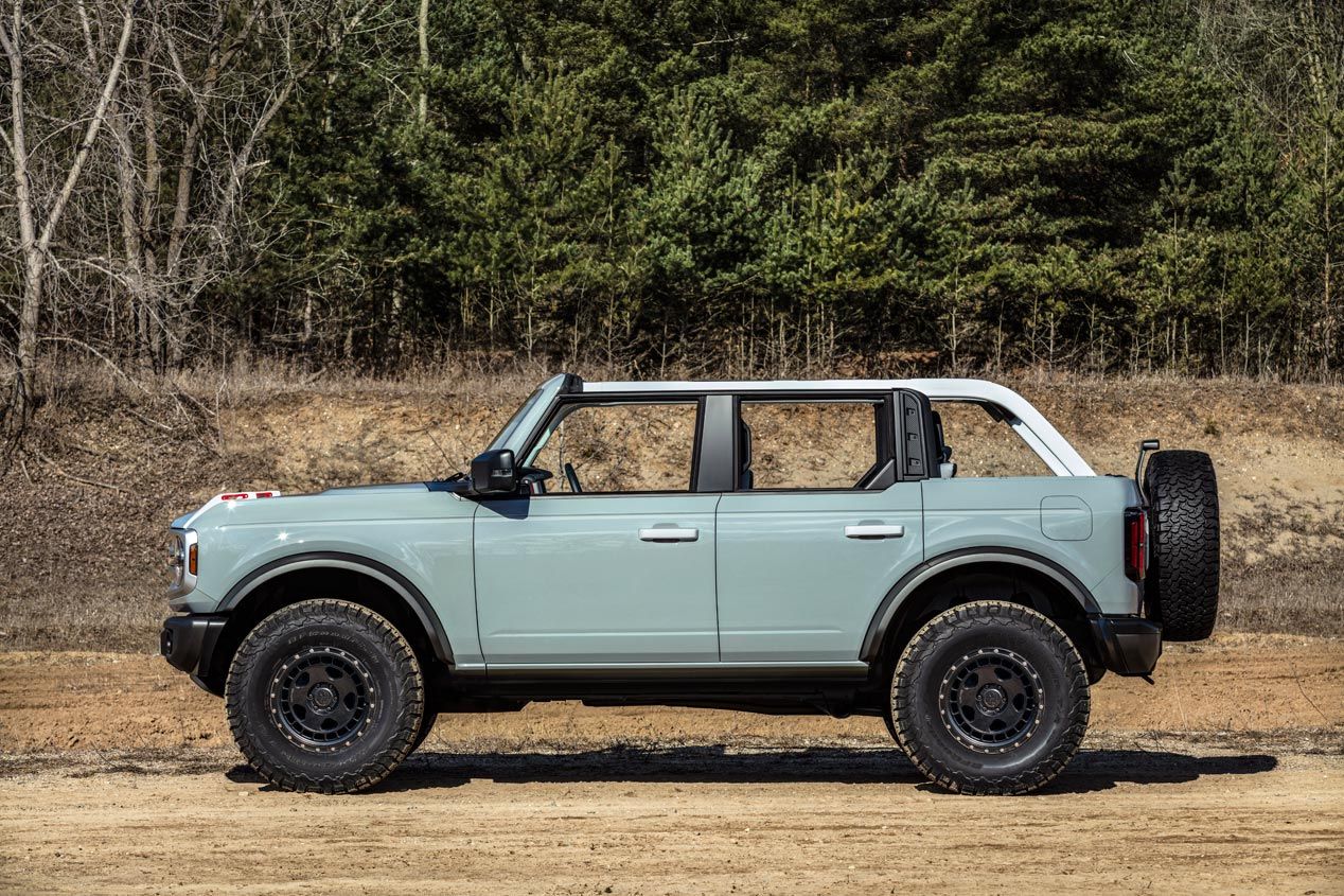 Nuevo Ford Bronco: vista lateral