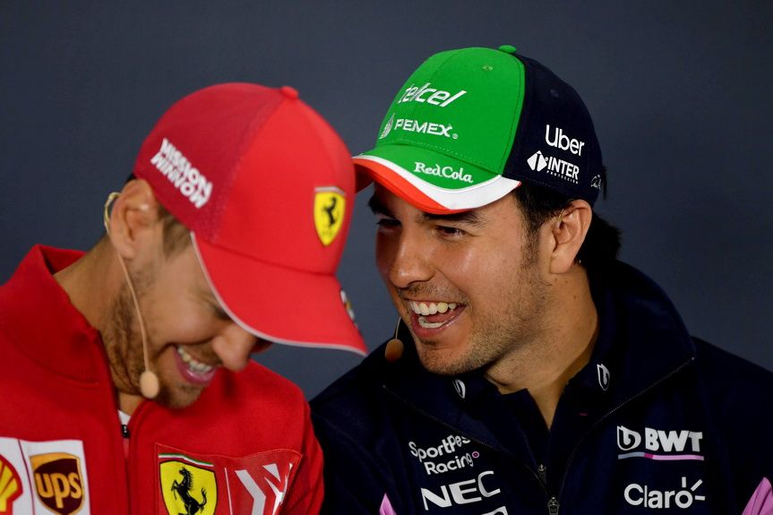 >¿Quién reirá el último a finales de este mes de julio: Vettel o Pérez?