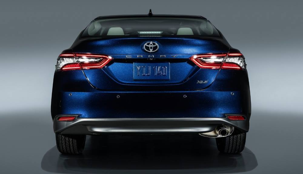 La zona trasera del Toyota Camry 2021
