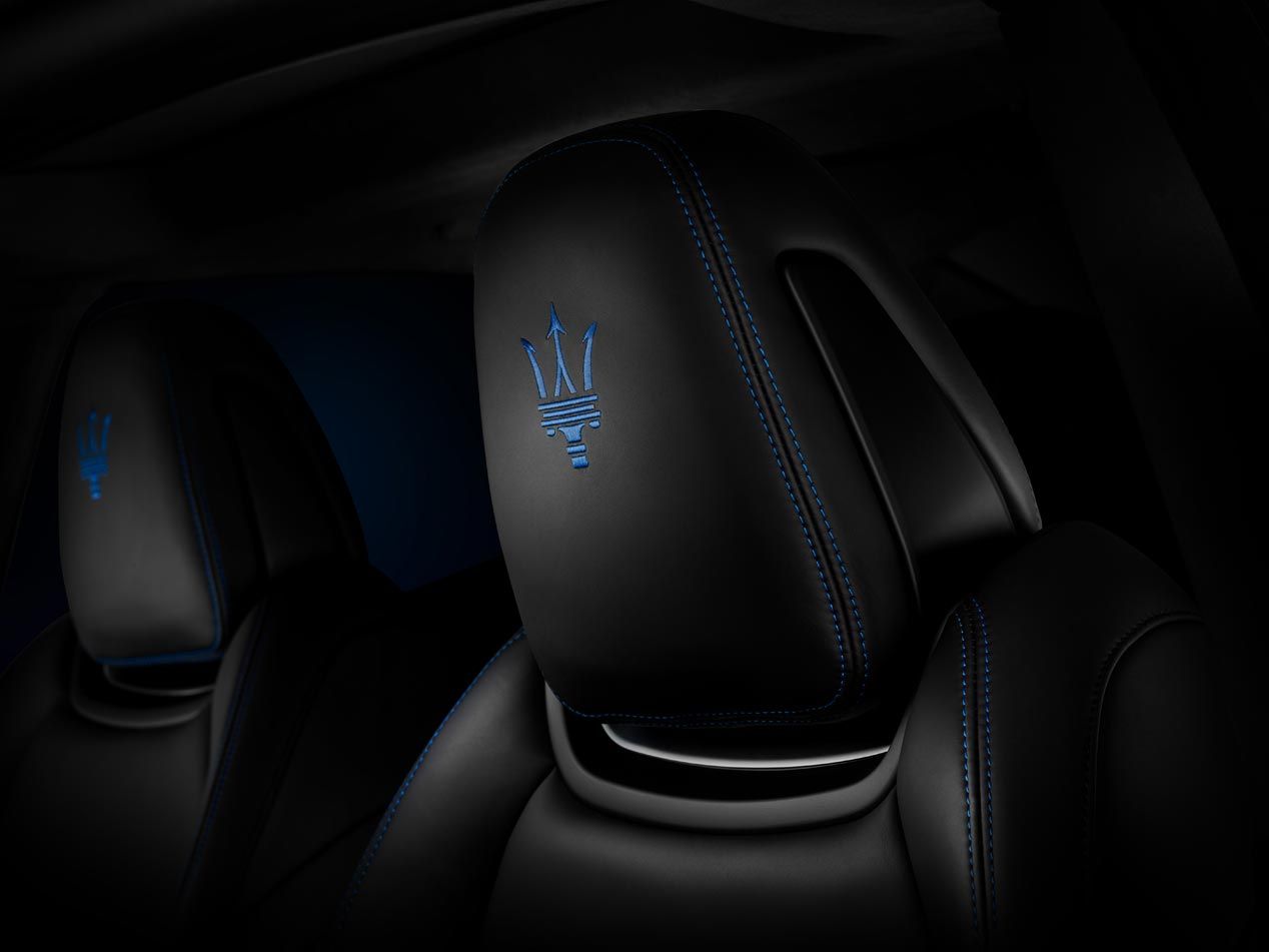 El color azul identifica a los híbridos de Maserati