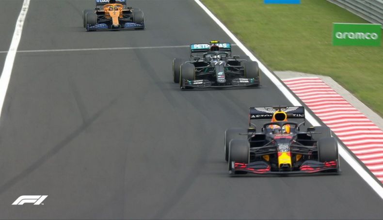 Verstappen por delante de Bottas Verstappen por delante de Bottas