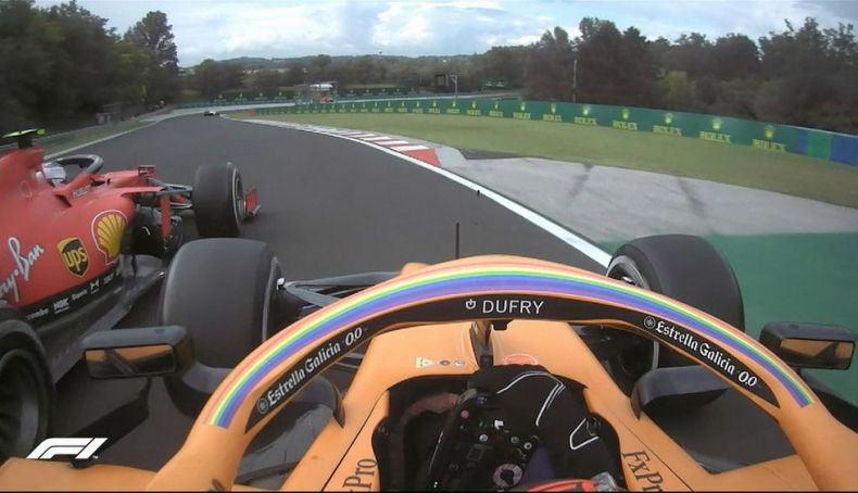 Sainz adelantó a Leclerc y se situó 10º Sainz adelantó a Leclerc y se situó 10º