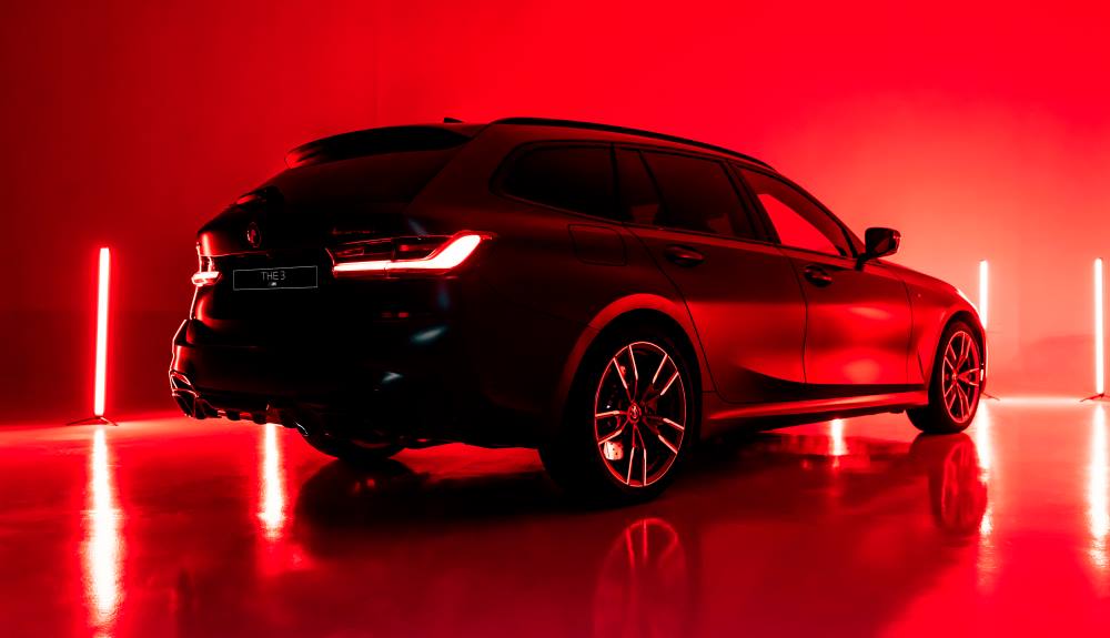 El BMW M340i xDrive en su vista posterior