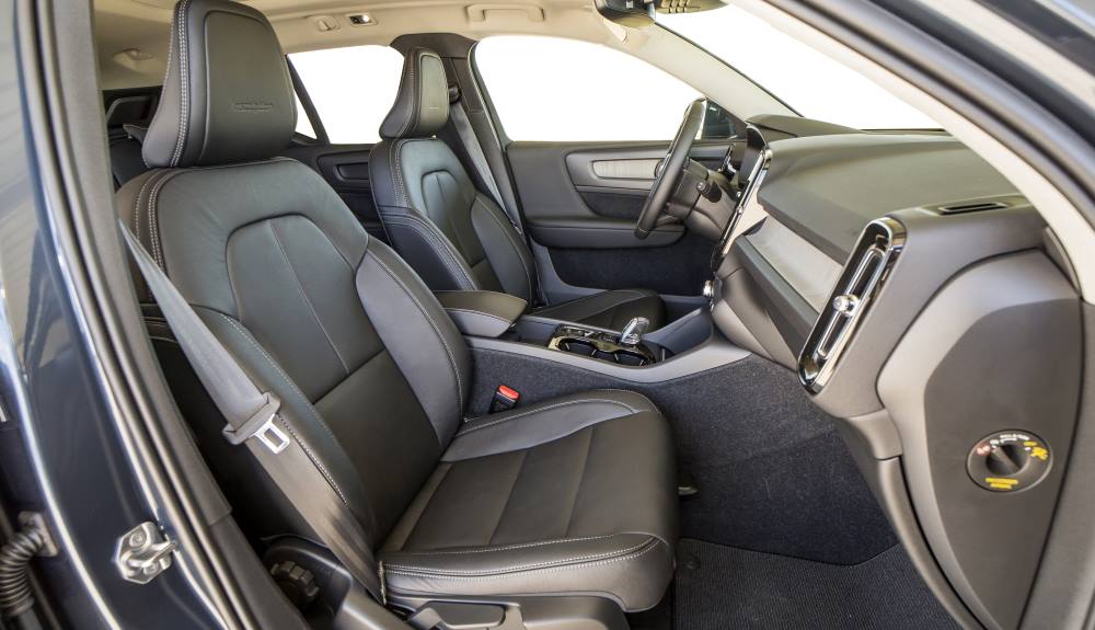 El interior del Volvo XC40 T5 Recharge