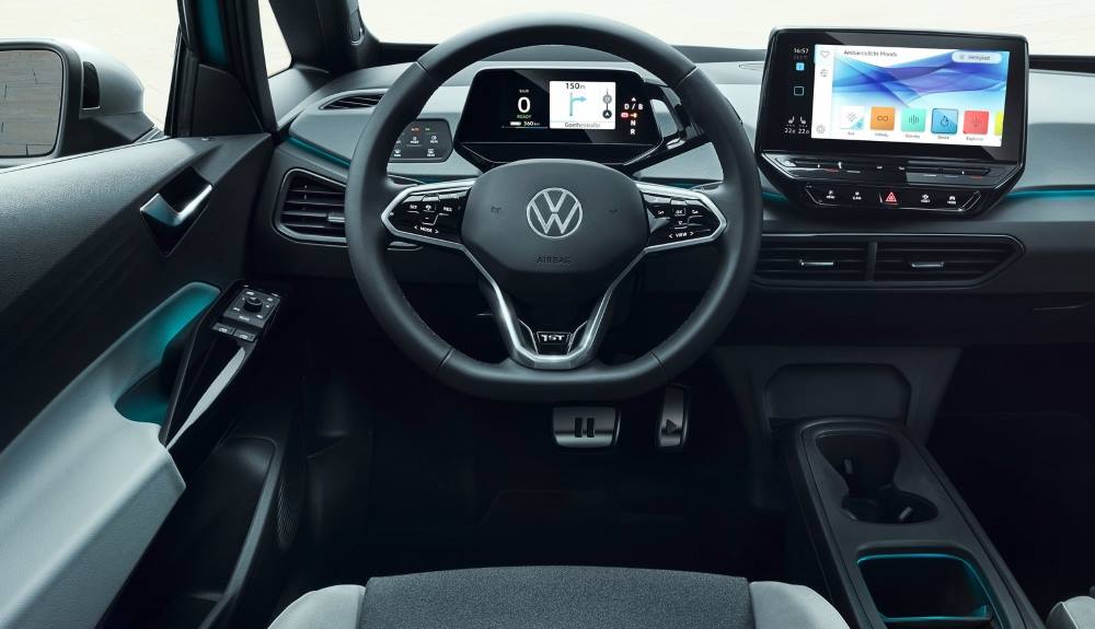 Imagen limpia y sin excesivos botones y mandos en el VW ID.3