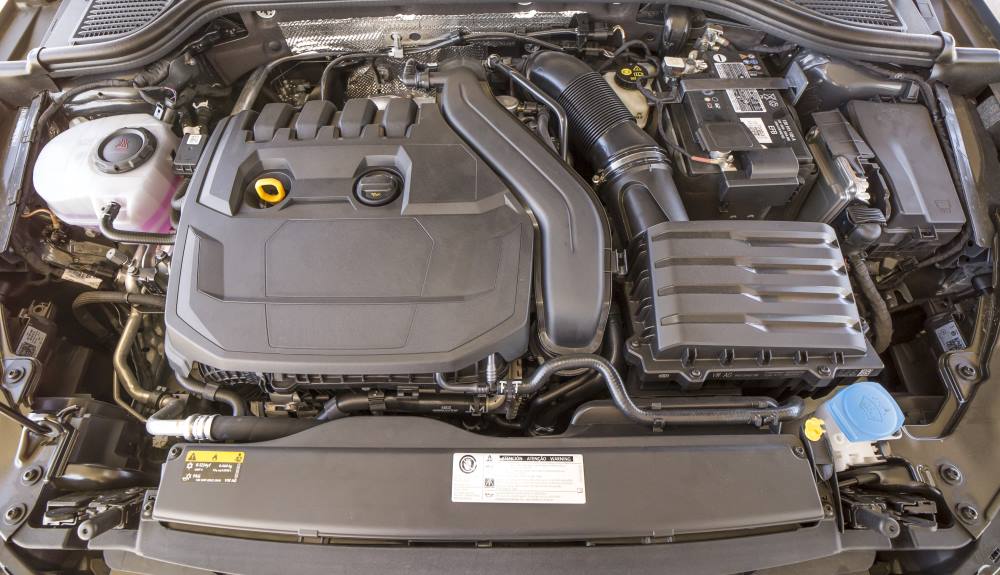 El motor del VW Golf 1.5 eTSI