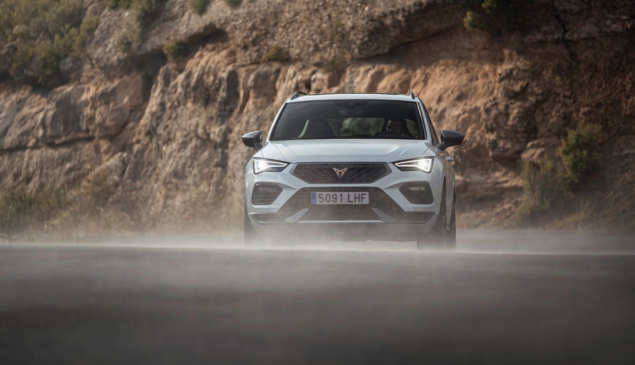 La parte mecánica del Cupra Ateca 2020 no se ha tocado, por lo que se esperan grandes prestaciones