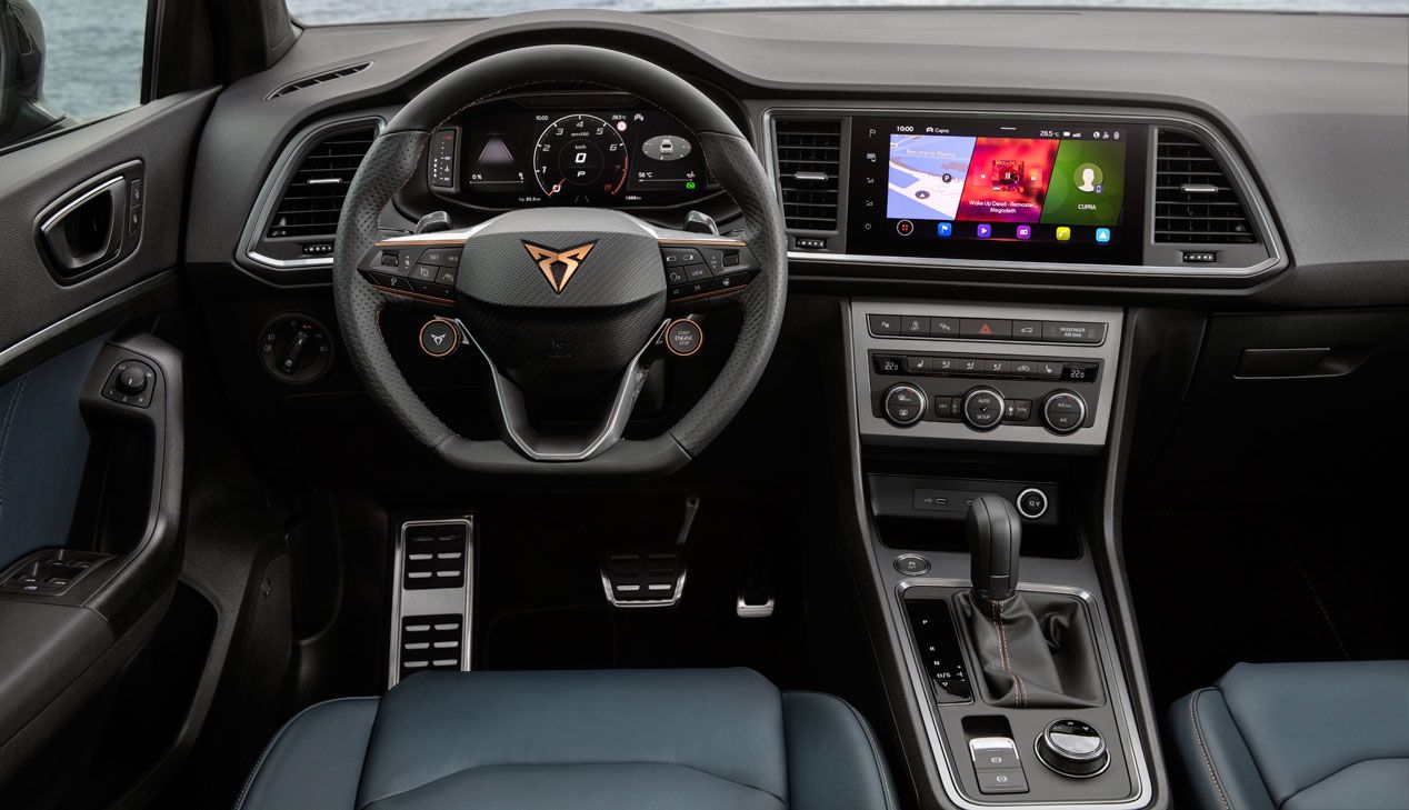 El interior del Cupra Ateca 2020 se renueva ligeramente