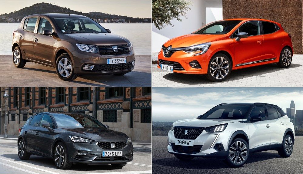 Los coches más vendidos en España