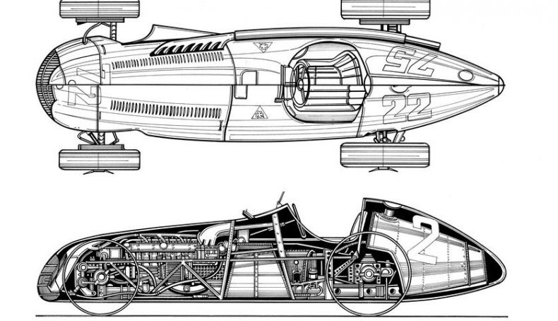 El Alfa Romeo 158 de 1950 51 primer ganador de la historia de la F1 en manos de Giuseppe Farina (2) resize