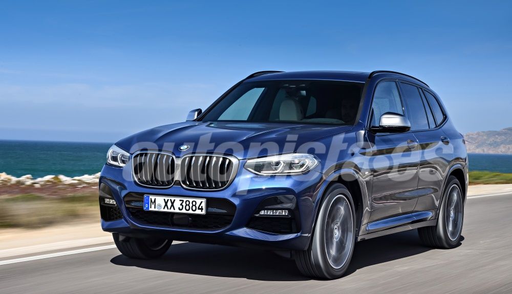 BMW X3 2021 facelift. Ilustración: Schulte