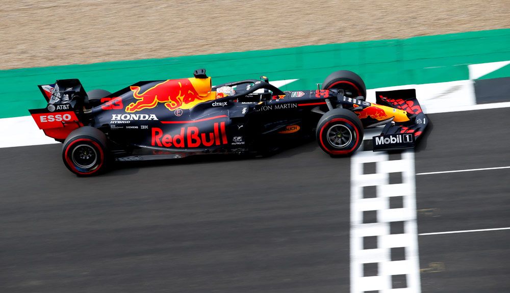 Max Verstappen Silverstone 2020. Foto: Imago