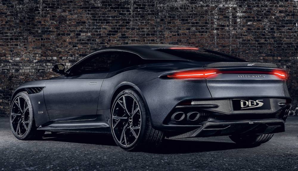 Zona posterior del Aston Martin DBS Superleggera