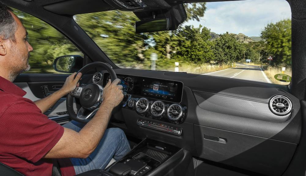 Conducción e interior en el Mercedes GLA 200d
