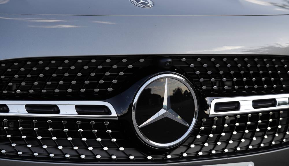 Emblema de la estrella en el Mercedes GLA 200d