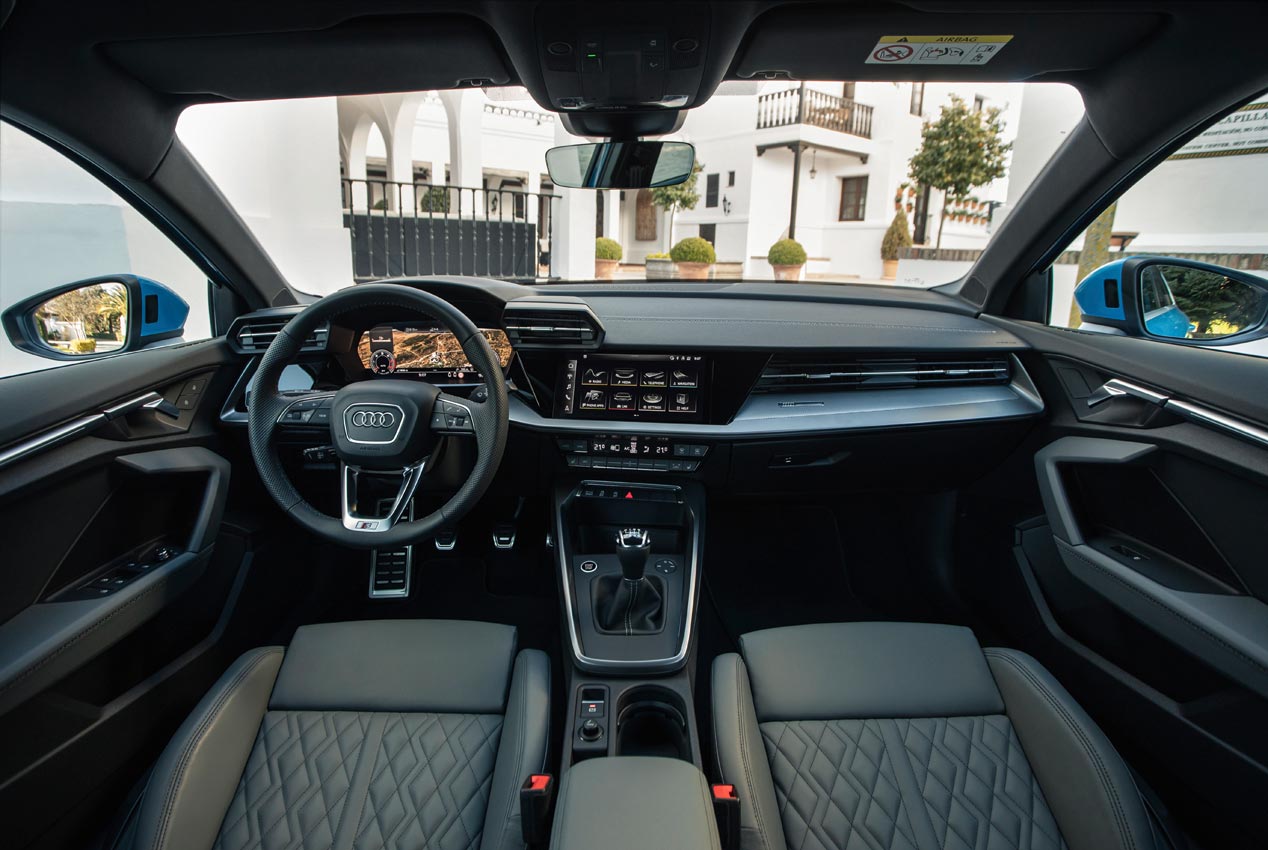 Interior del nuevo Audi A3 Sportback 30 TDI.