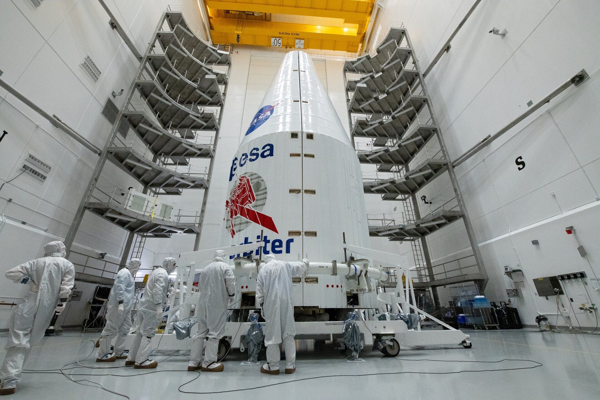 La sonda Solar Orbiter lista para ser lanzada el pasado mes de febrero de 2020.