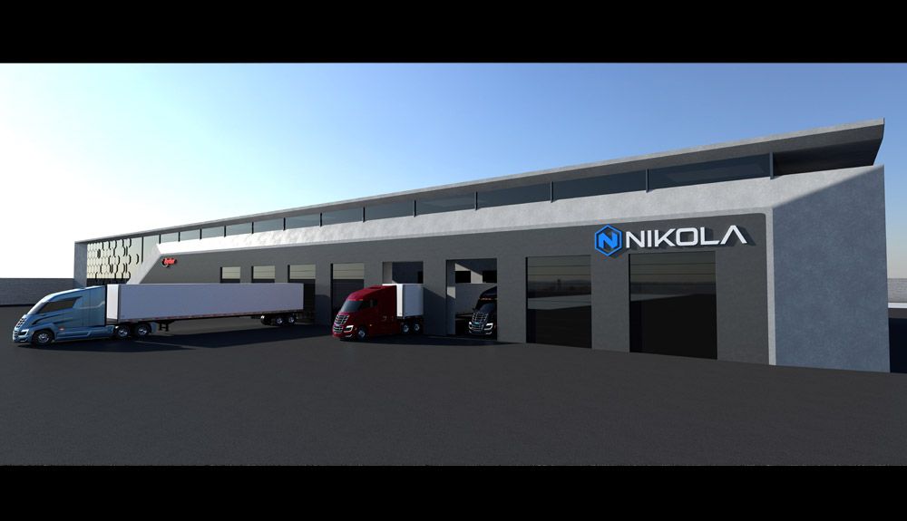 Instalaciones de hidrógeno de Nikola.