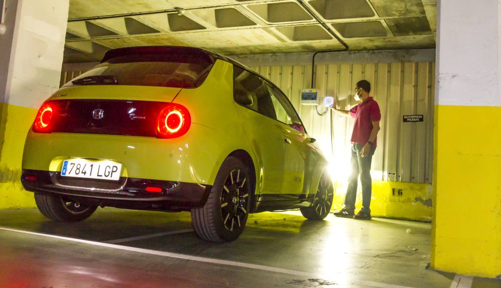 El atractivo diseño exterior del Honda e, uno de sus puntos fuertes