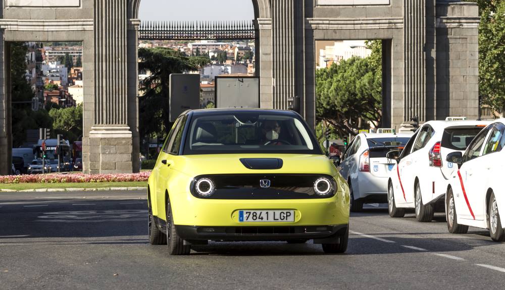 El Honda e eléctrico, a prueba