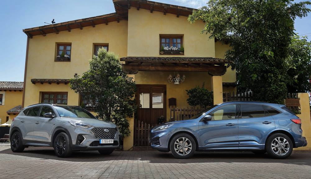 Interesante duelo SUV entre el nuevo Ford Kuga y el Hyundai Tucson