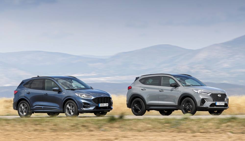 Comparativa Ford Kuga vs Hyundai Tucson