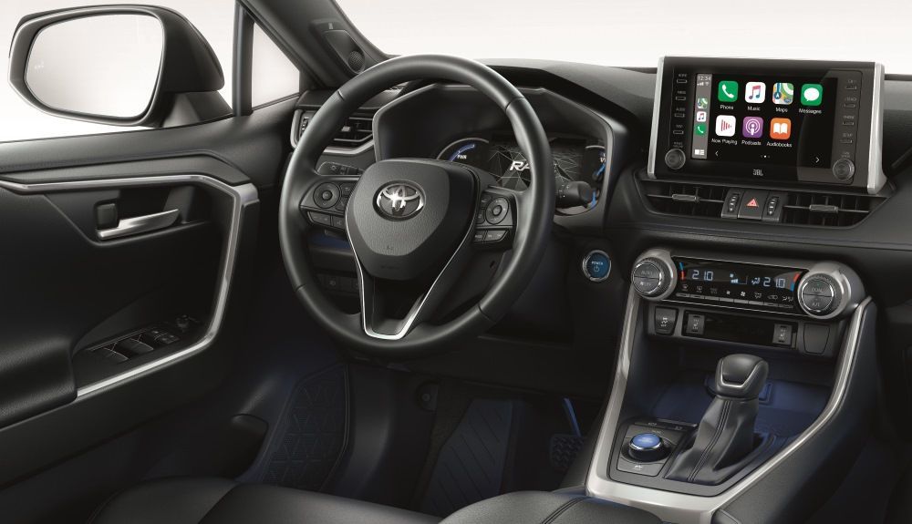 Toyota RAV4 Hybrid 2021 Black Edition: así es su interior Toyota RAV4 Hybrid 2021 Black Edition: así es su interior
