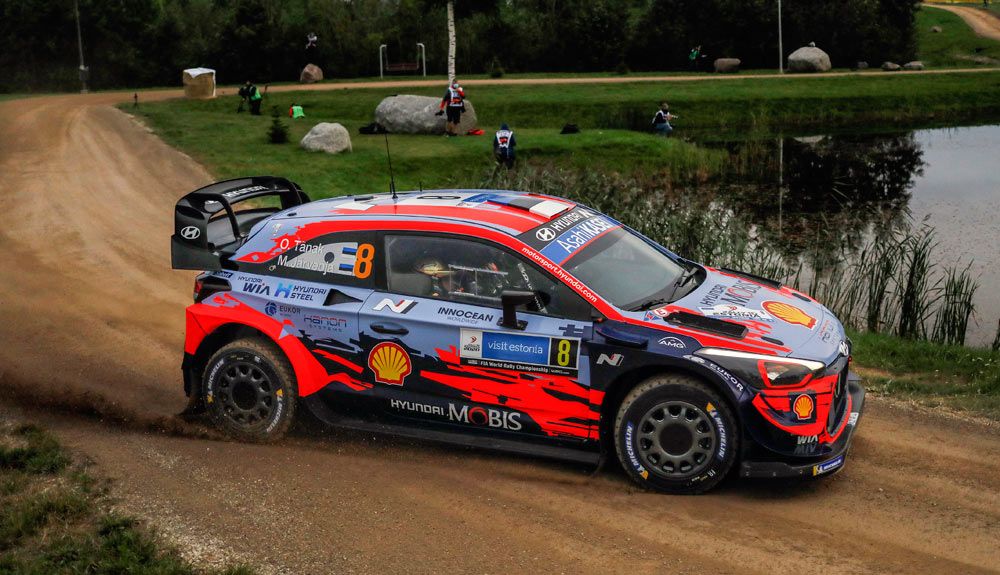 Ott Tänak (Hyundai), vencedor del de Rally Estonia 2020.