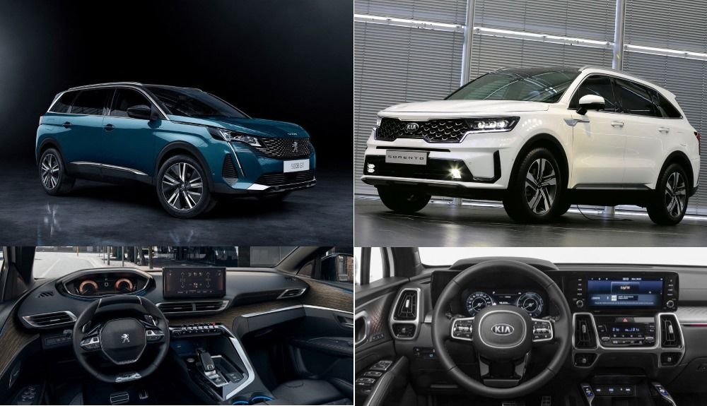 Peugeot 5008 2020 vs Kia Sorento 2020: los dos SUV se renuevan antes de que acabe 2020.