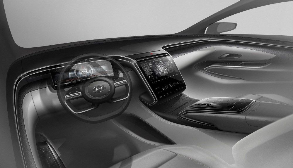 Así será  el interior del Hyundai Tucson 2021