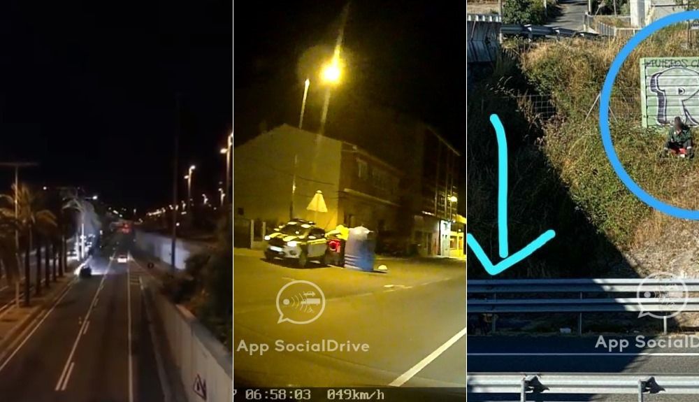 Radares basura y la técnica del cazador: los últimos trucos de la DGT para multar, con escenas captadas por SocialDrive.