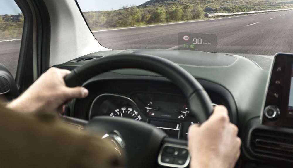 Sistema Head Up Display en el Citroën Berlingo