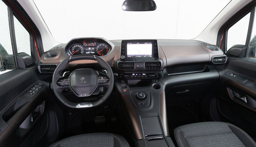 Interior del Peugeot Rifter. Interior del Peugeot Rifter.