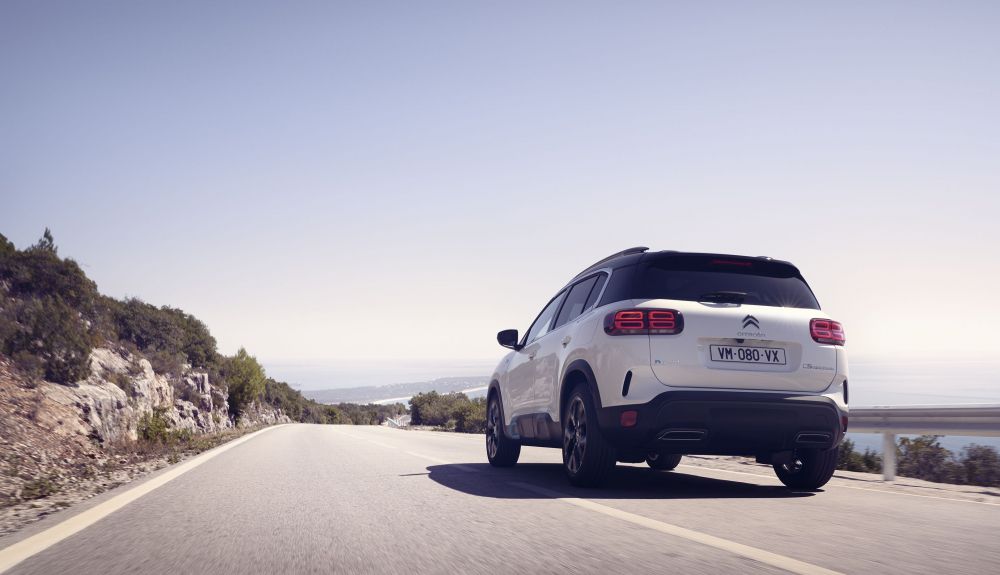 Citroën C5 Hybrid vista trasera Citroën C5 Hybrid vista trasera
