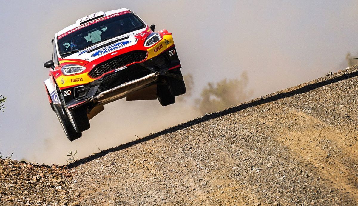Jan Solans llegó a estar tercero provisional en WRC3, pero al final terminó sexto. Jan Solans llegó a estar tercero provisional en WRC3, pero al final terminó sexto.