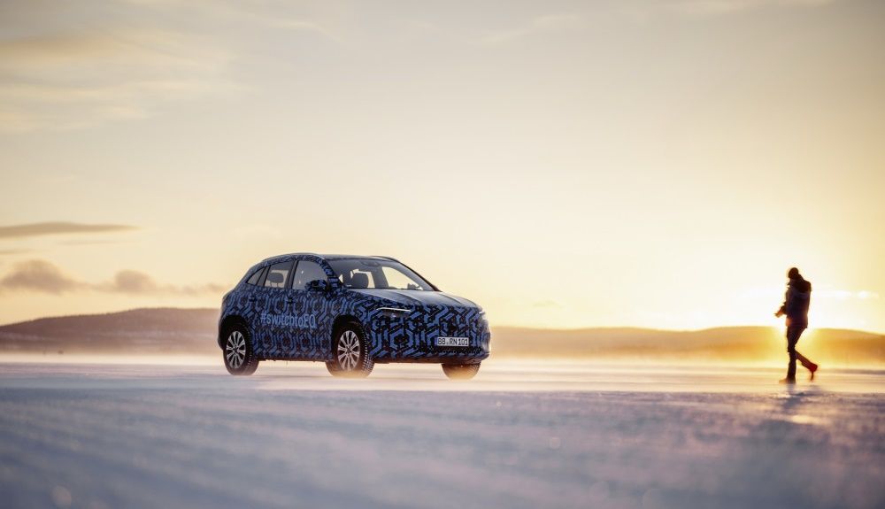 Mercedes EQ de pruebas en Suecia Mercedes EQ de pruebas en Suecia