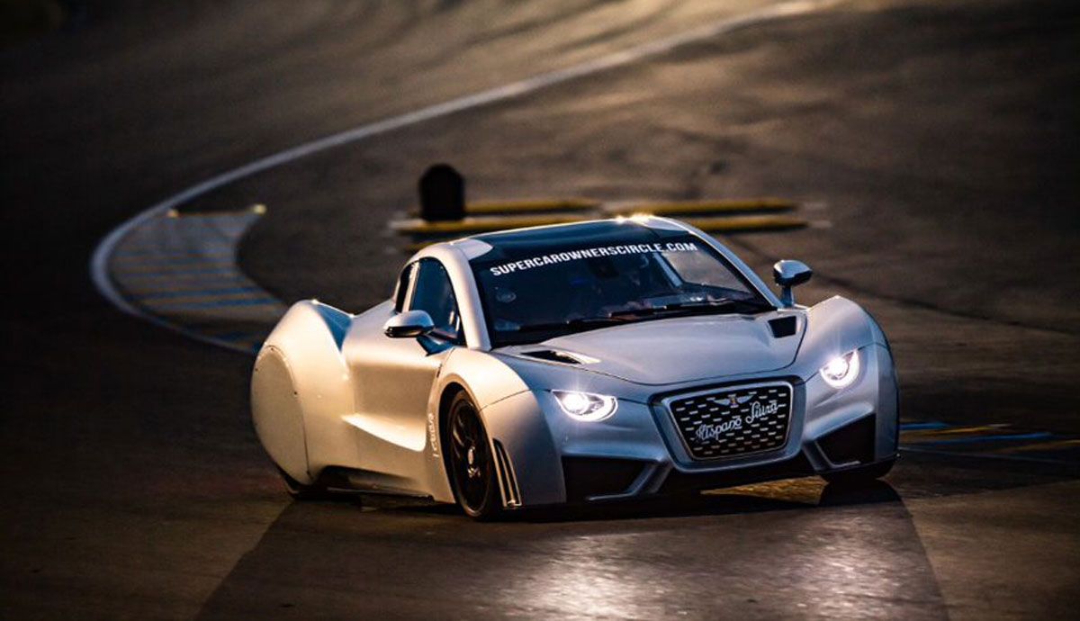 El Hispano Suiza Carmen rueda en las 24 Horas de Le Mans