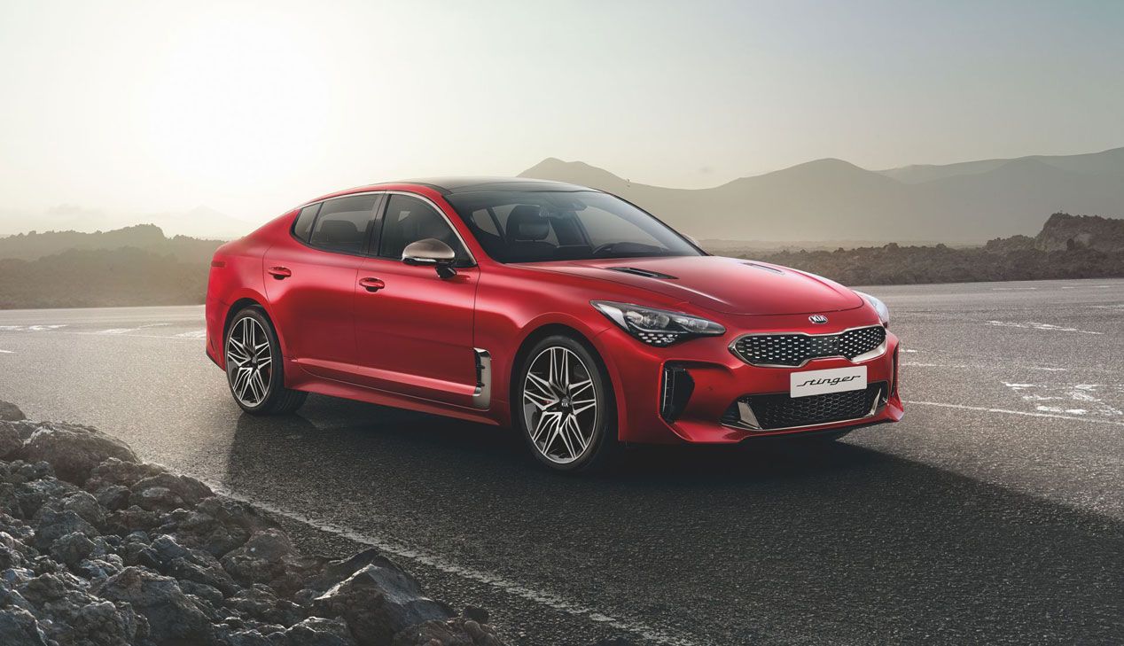 El frontal se rediseña en el Kia Stinger 2021