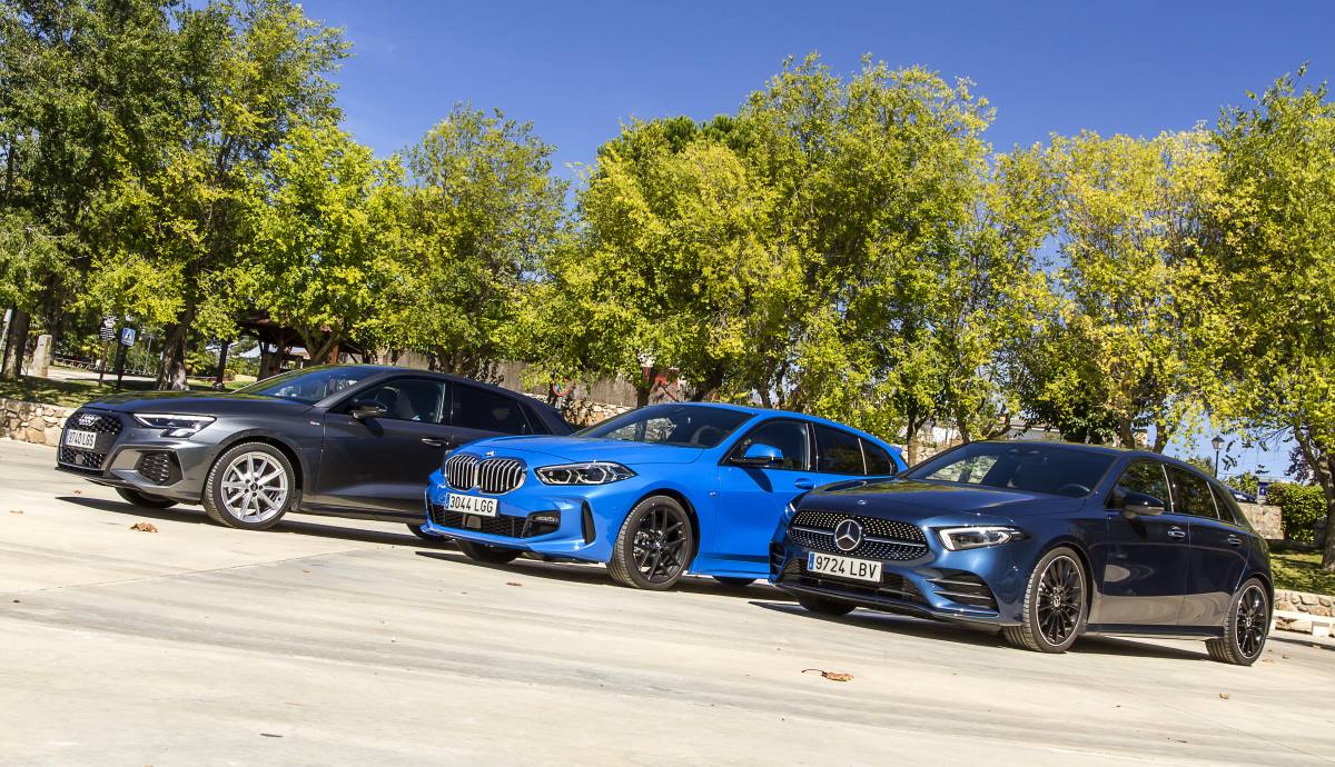 Audi A3, BMW Serie 1 y Mercedes Clase A con motores diésel
