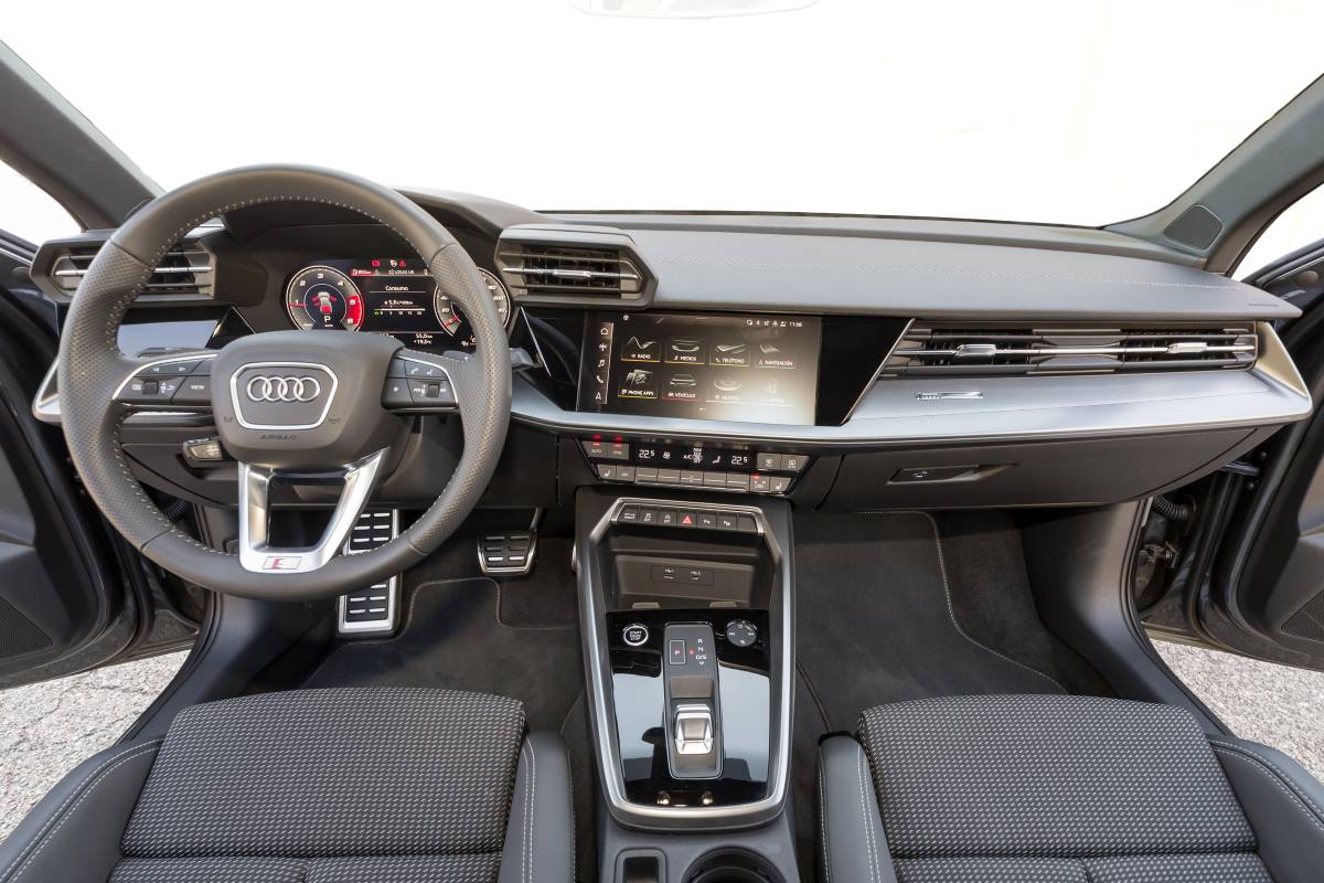 El interior del Audi A3 35 TDI