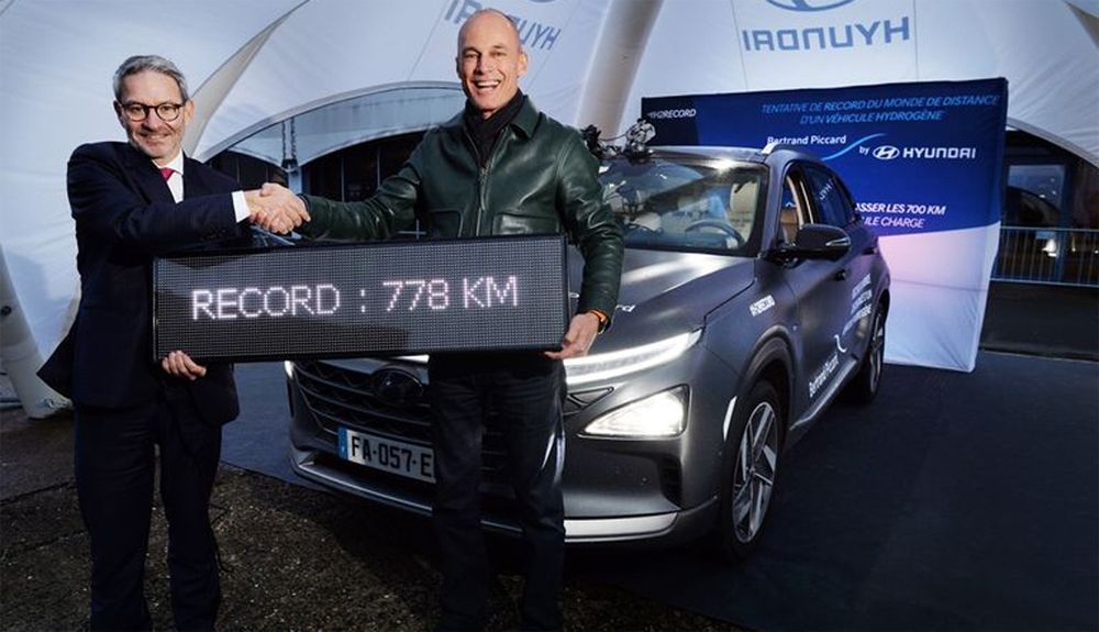 Un Hyundai Nexo de récord: 778 km con una sola carga. Un Hyundai Nexo de récord: 778 km con una sola carga.