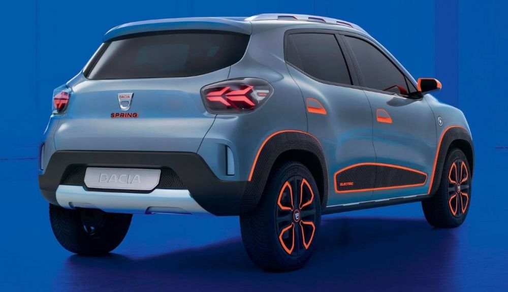 Así podría ser la zona posterior del Dacia Spring