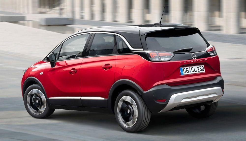 La zona trasera del Opel Crossland apenas recibe cambios La zona trasera del Opel Crossland apenas recibe cambios